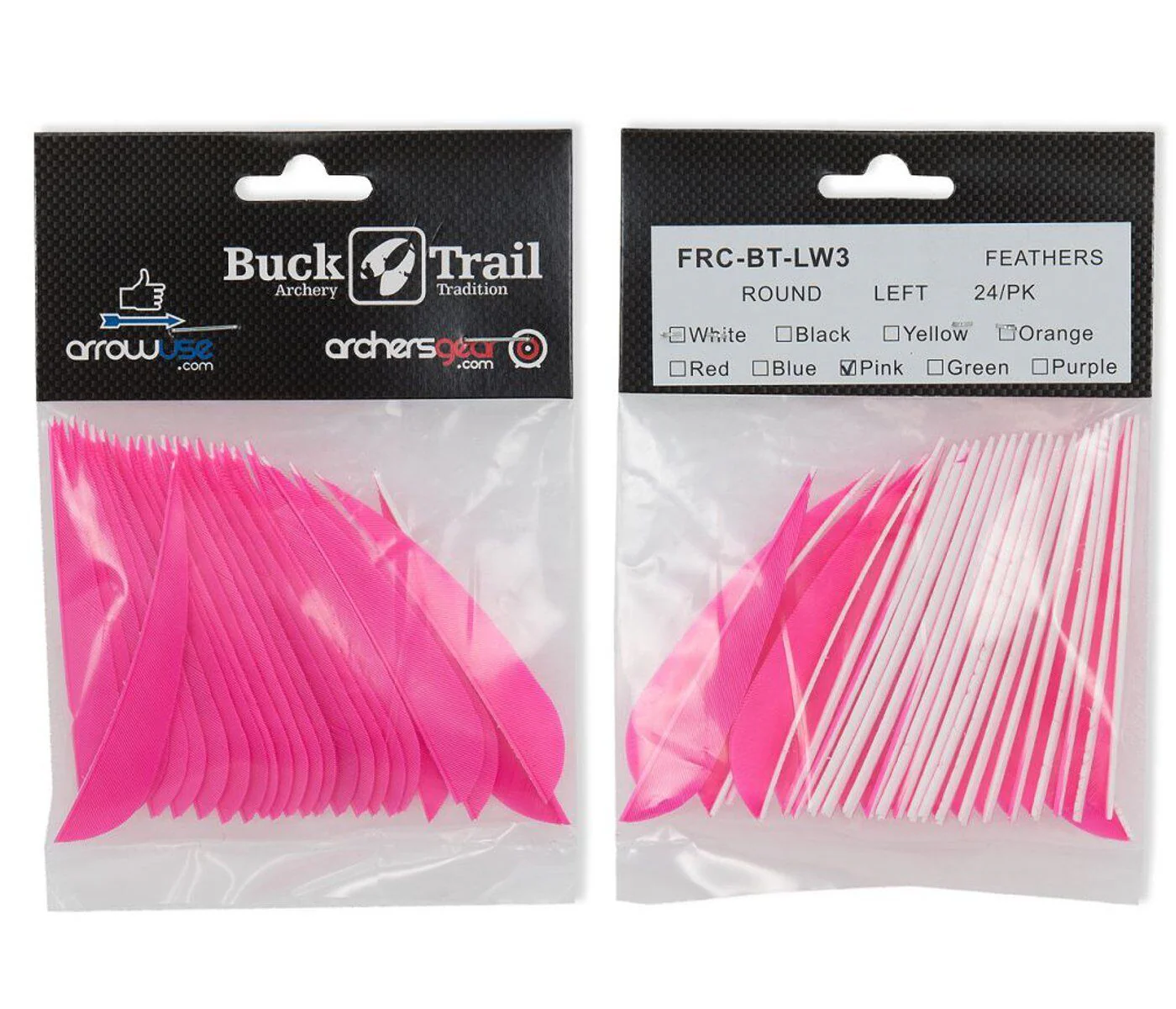 Buck Trail 3" Parabolic RW Turkey Feathers - Image 5