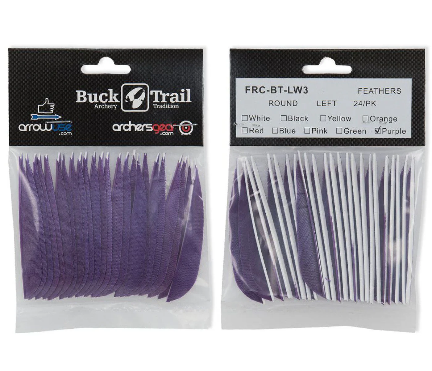 Buck Trail 3" Parabolic RW Turkey Feathers - Image 7