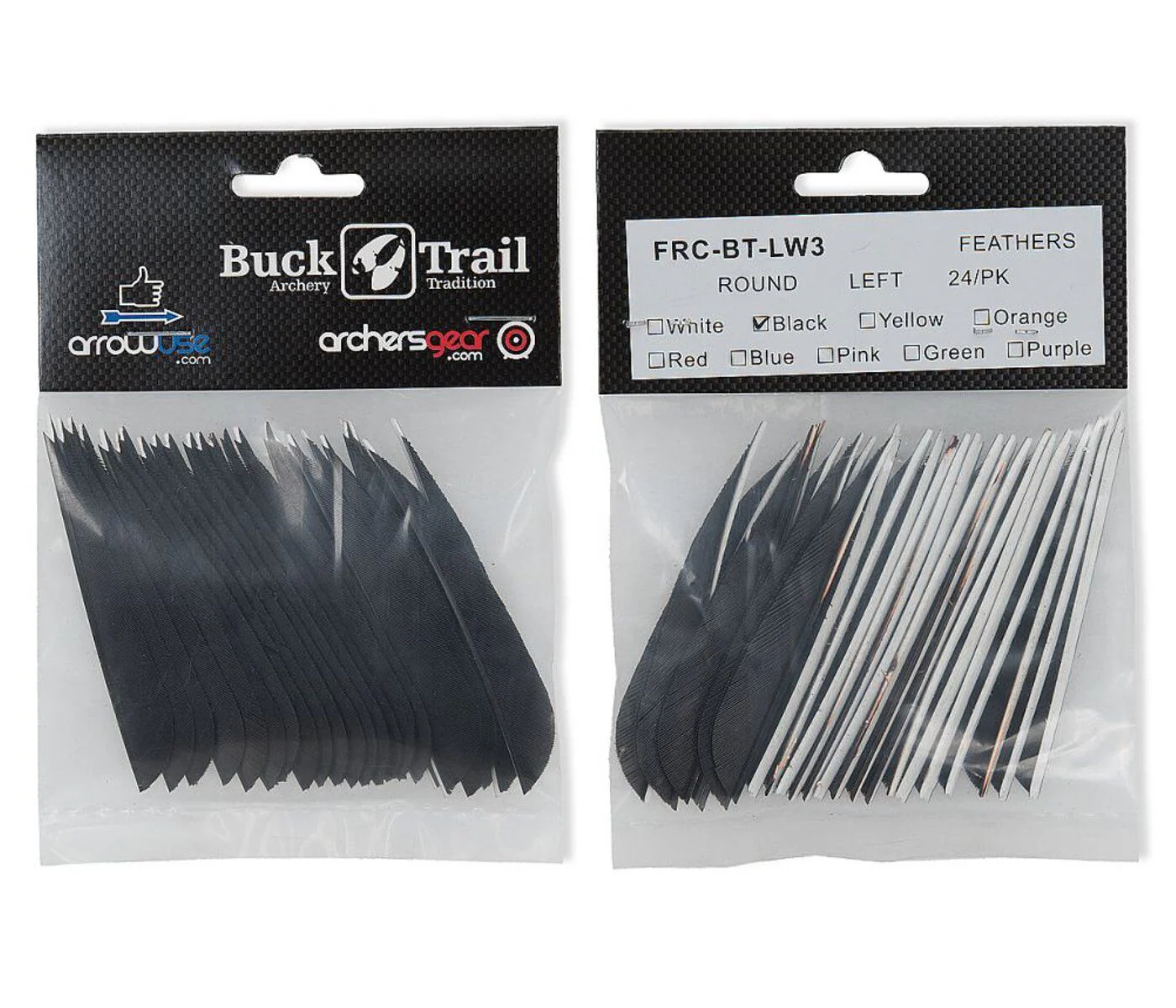 Buck Trail 3" Parabolic RW Turkey Feathers - Image 8